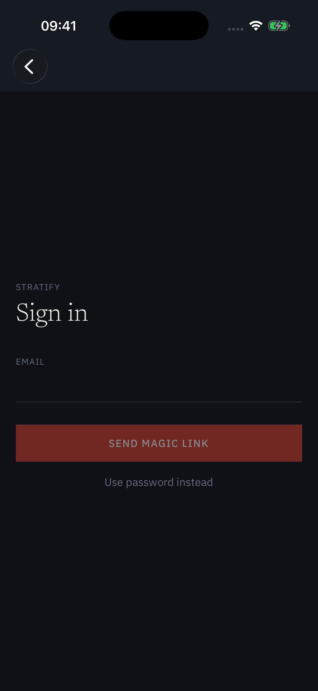 Sign In (dark)