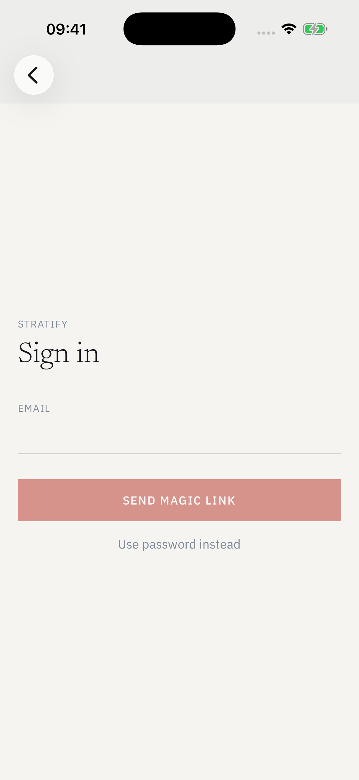 Sign In (light)