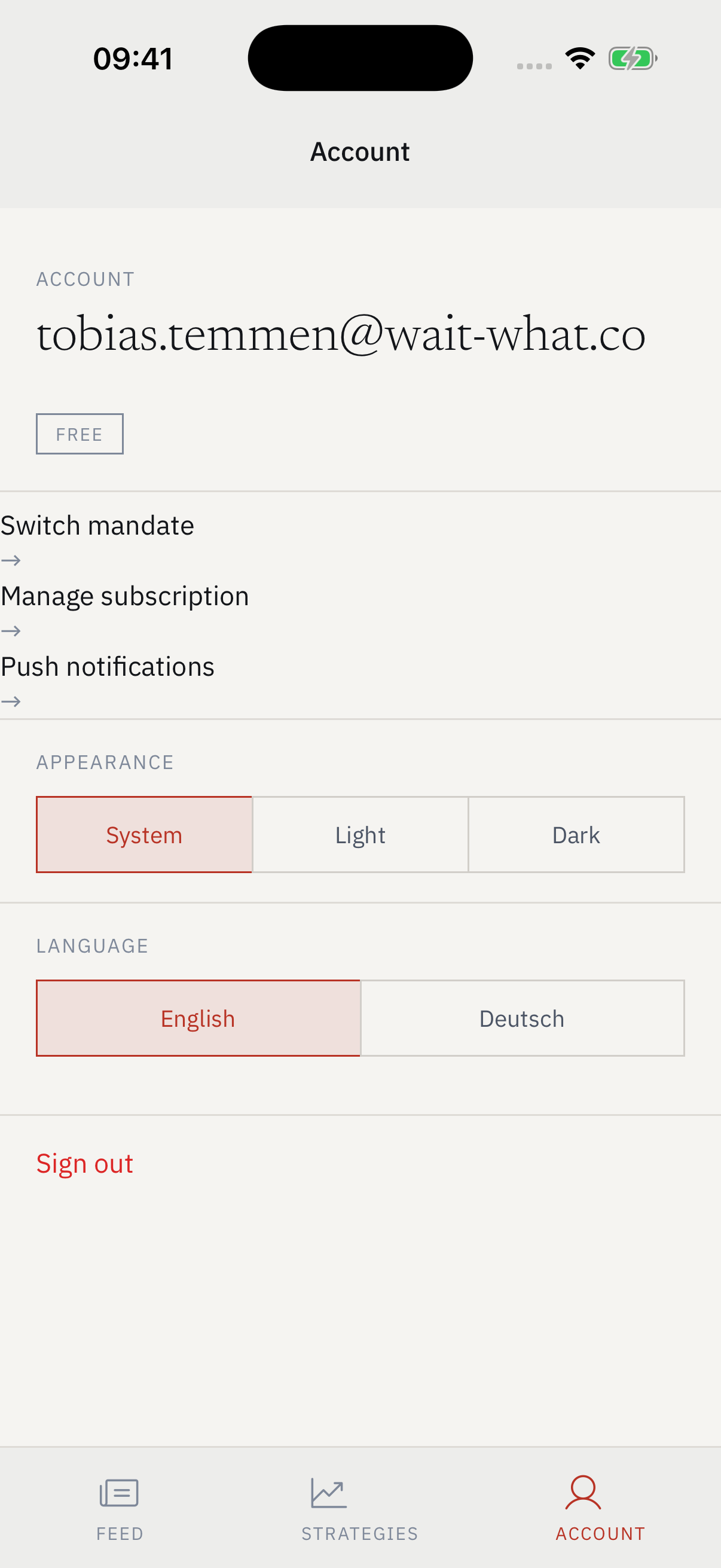 Account (light)